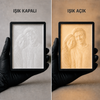 Kişiye Özel Fotoğraflı 3D Litofan Çerçeve