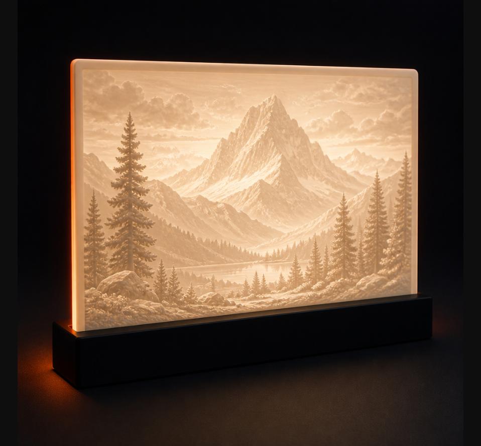 Fotoğraf Litofan — Aydınlatmalı Panel